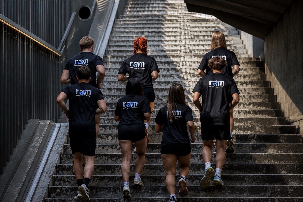 Run a Mile runners on a training session in Luxembourg